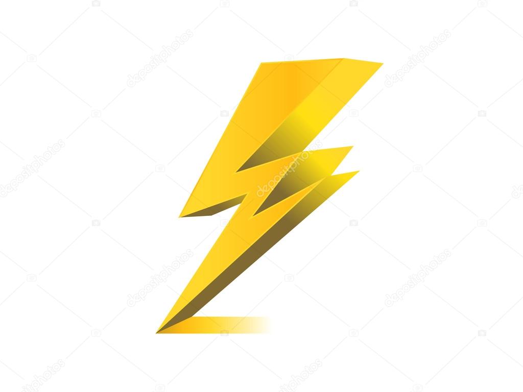 lighting, electric charge icon symbol illustration