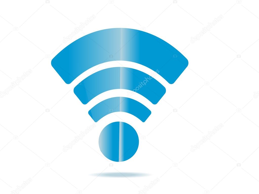 wifi signal signs icons of wifi connection technology 
