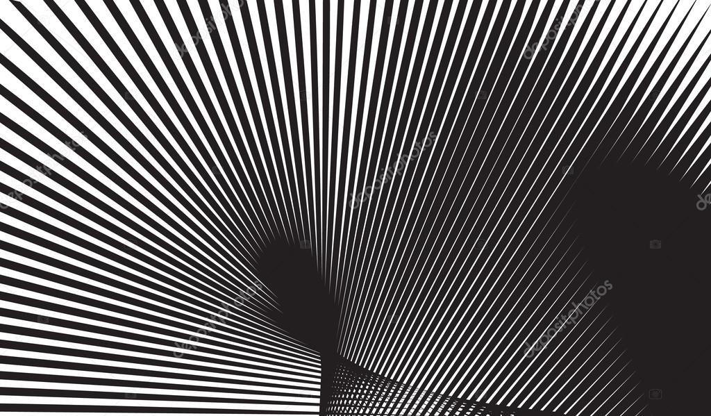 optical art background black and white