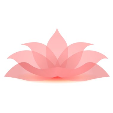 lotus çiçek simgesi işareti simgesinin resmi