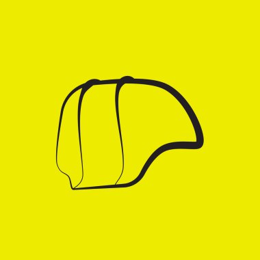 Emanet şapka baret sarı arka plan vektör