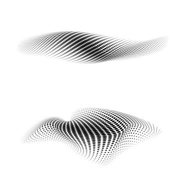 vektör tasarımı geçişin noktalı arka plan