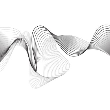 soyut dalga öğe tasarlamak vektör için