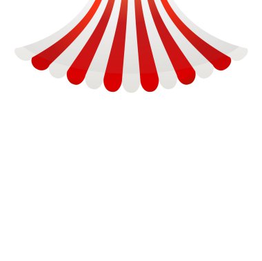 Tente salonu zemin üzerine kırmızı