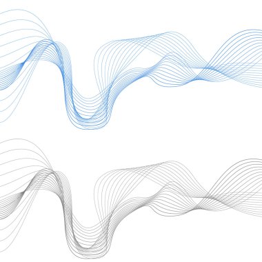 soyut dalga öğe tasarlamak vektör için