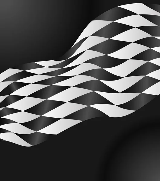 Geruite race vlag waveing vector achtergrond layout ontwerp — Stockvector