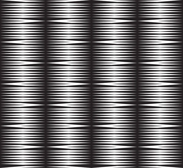 Nahtlose optische Kunst Muster Hintergrundvektor schwarz und weiß — Stockvektor