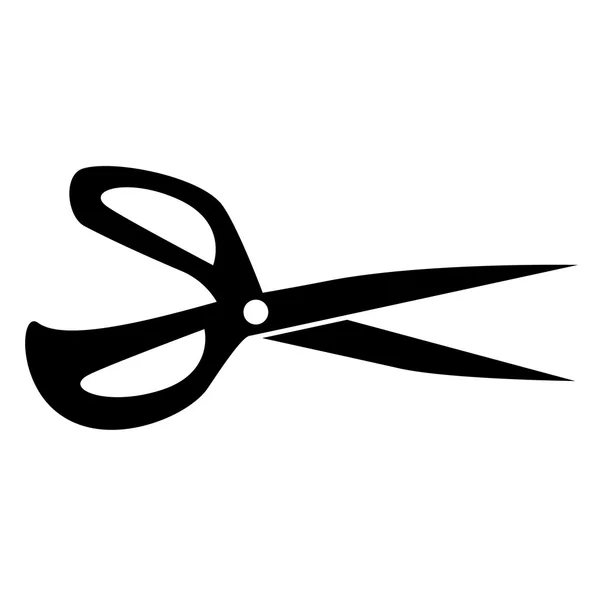 Schere Symbol Silhouette einfaches Symbol Vektorelement — Stockvektor