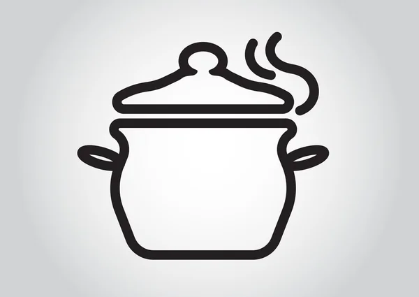 Cooking pan symbol icon design element vector — Stock Vector