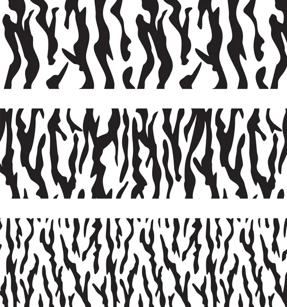 Zebra pattern black and white vector background — Stock Vector