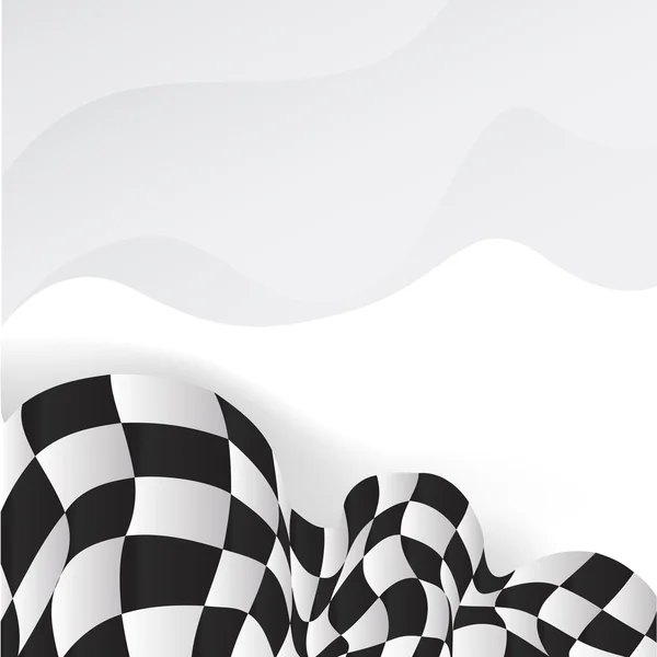 Corrida fundo xadrez bandeira onda design —  Vetores de Stock