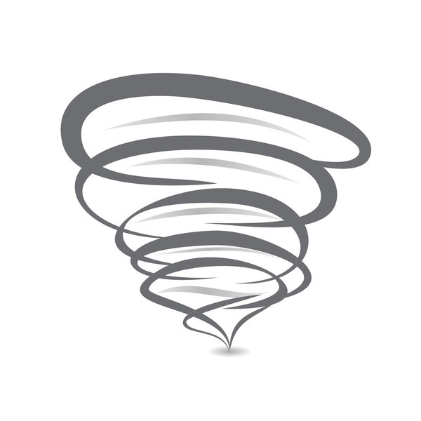 twister symbol vector sign of tornado spiral
