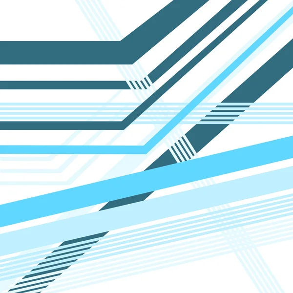 Lignes diagonales bleu vecteur abstrait fond — Image vectorielle