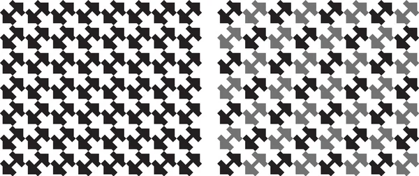 Carrés motif parfaitement répétable en noir et blanc. Vecteur — Image vectorielle
