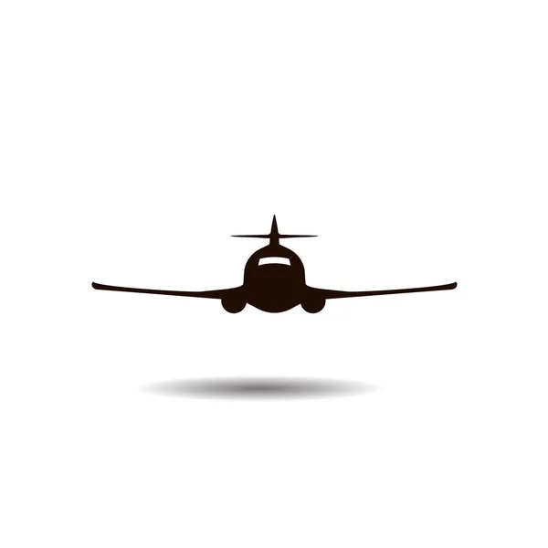 Símbolo de avión vector ilustración diseño signo — Archivo Imágenes Vectoriales