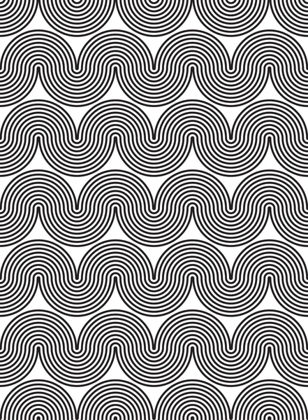 波形の波形ライン シームレス パターン. — ストックベクタ