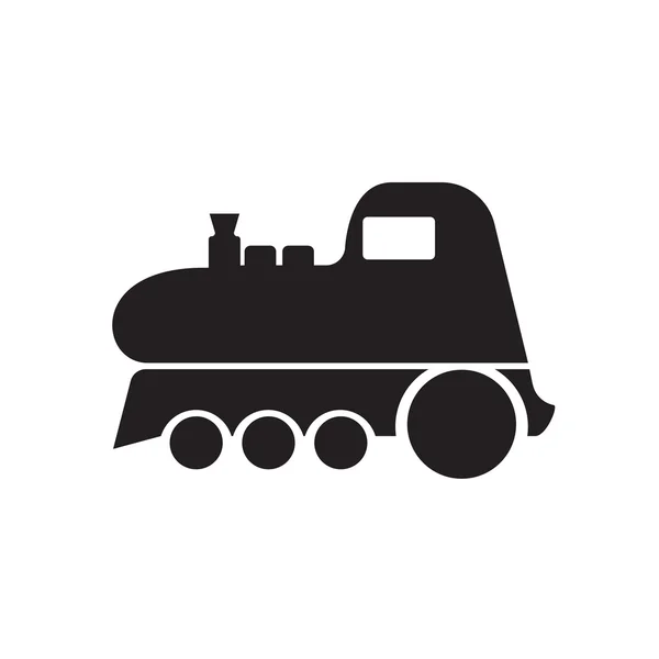 Símbolo de tren icono signo vector ilustración — Vector de stock