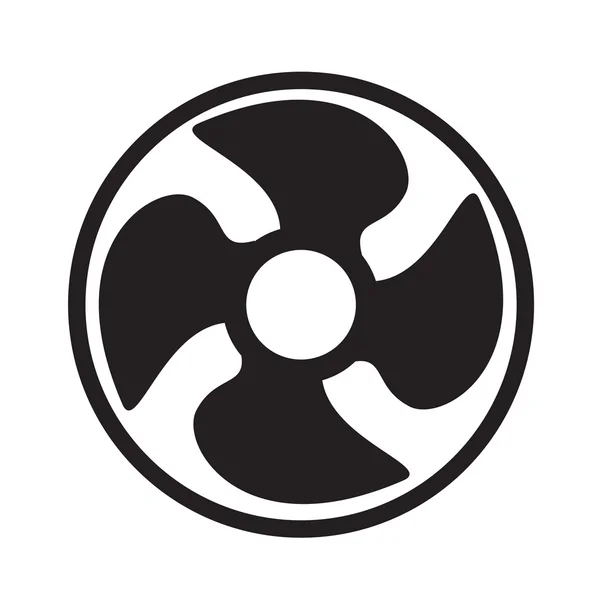 Vcentilator fan propeller vector symbol icon — Stock Vector