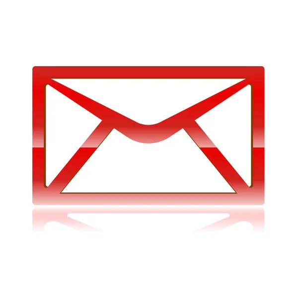 Vector de correo icono signo de símbolo de ilustración — Vector de stock
