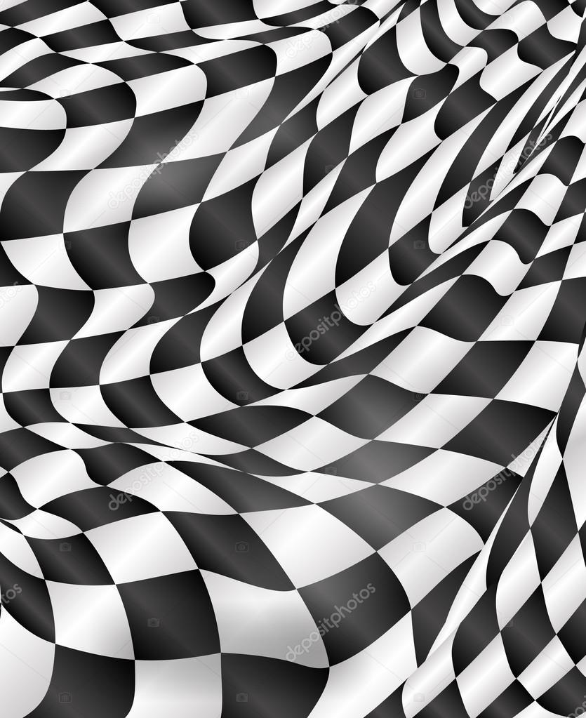 checkered flag background race flag design vector