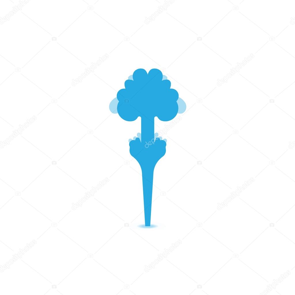 Water fountain vector symbol icon illustration — Stock Vector © amudsen