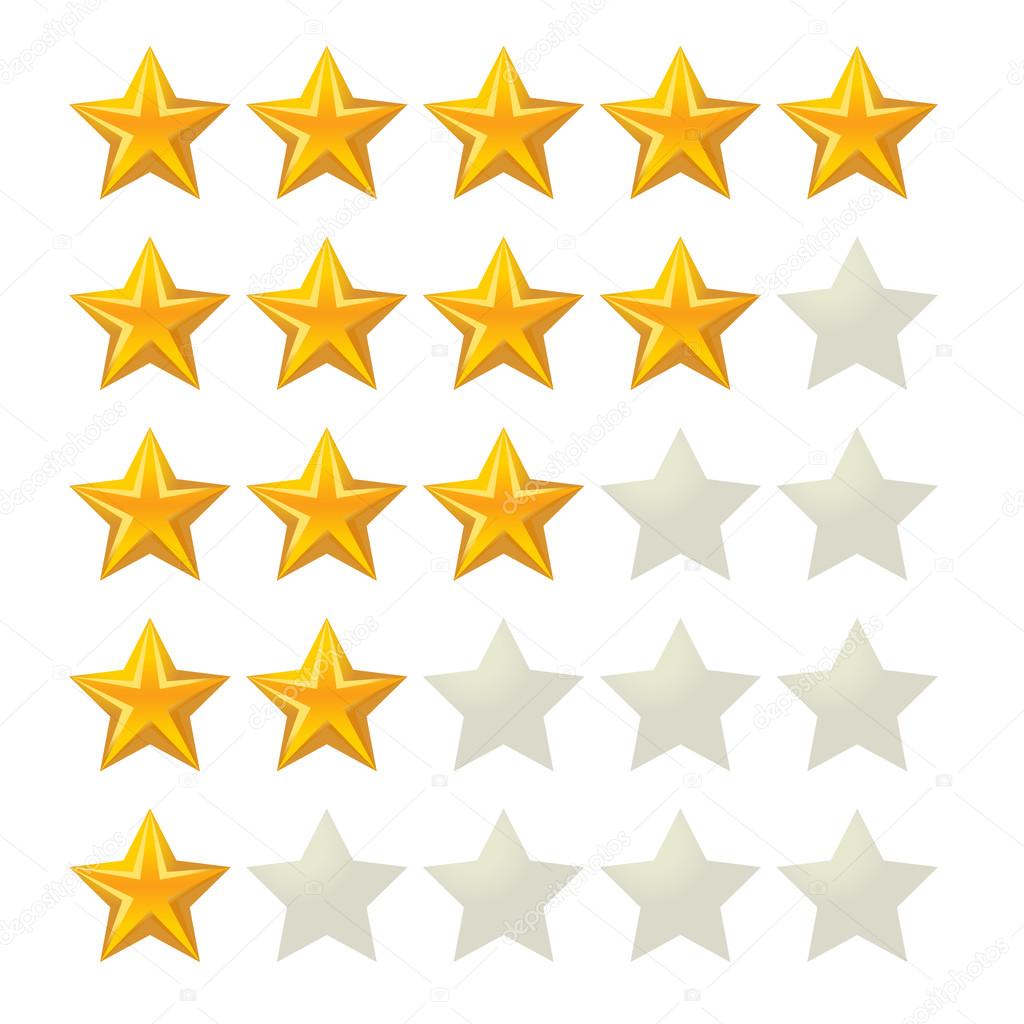 rating stars design vector symbols icons