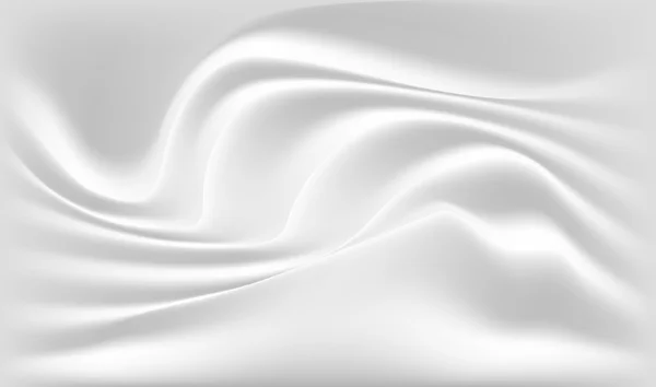 Abstract witte achtergrond met gladde lijnen — Stockvector