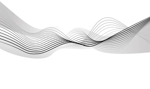 Abstraktes Wellenelement für Designvektorillustration — Stockvektor