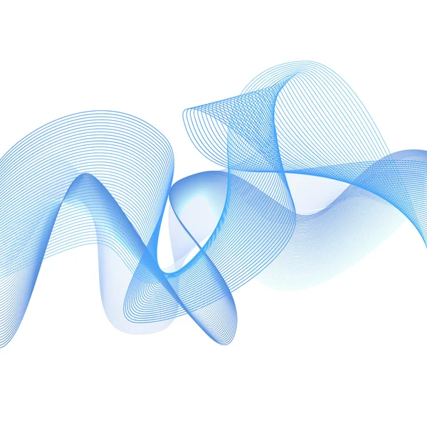 Elemento de onda abstracta para la ilustración vectorial de diseño — Vector de stock