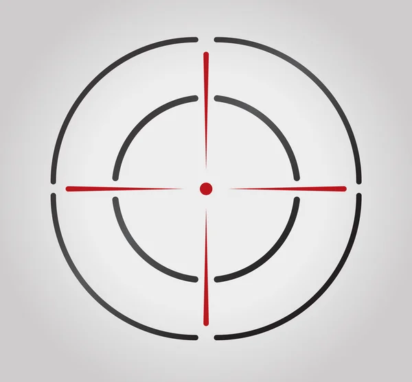 Crosshair, réticule, viseur, graphiques cibles — Image vectorielle