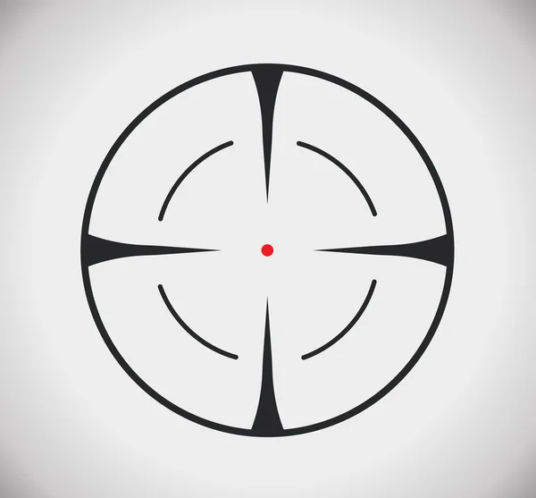 Crosshair, réticule, viseur, graphiques cibles — Image vectorielle