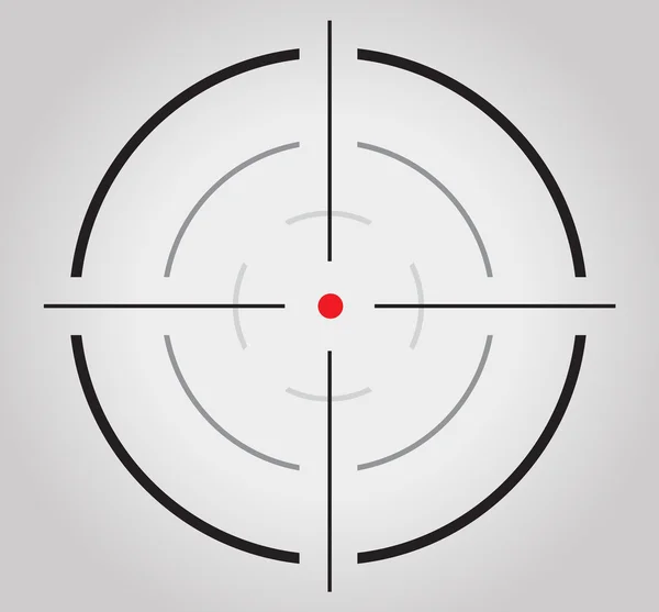 Crosshair, reticle, viewfinder, target graphics — Stock Vector