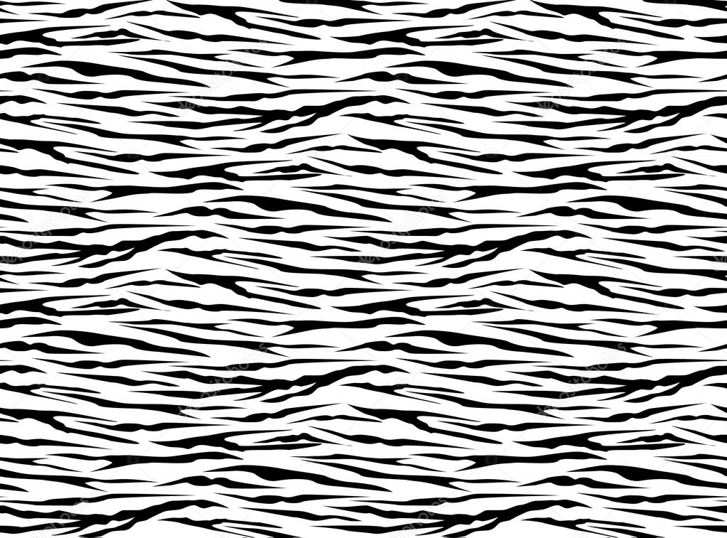 seamless zebra pattern black and white vector background