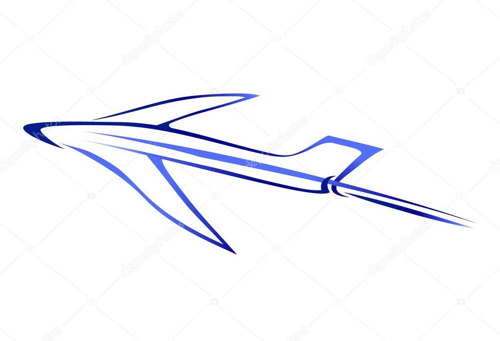 airplane symbol vector illustration design sign