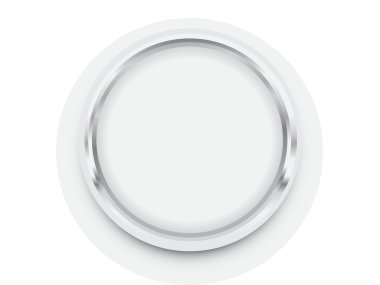 metal boş düğme çerçeve vektör tasarım elemet