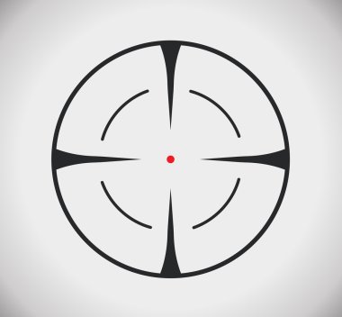 Artı, dürbün ağı, vizör, hedef grafik