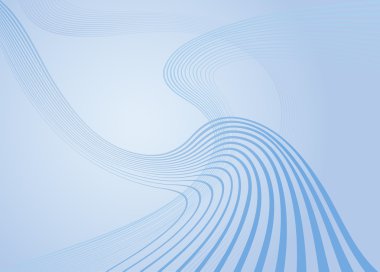  mavi soyut mobious dalga şerit optik tasarım