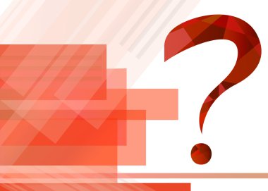 Soru işareti grafik ilgili kavramları. Problem çözme, qu