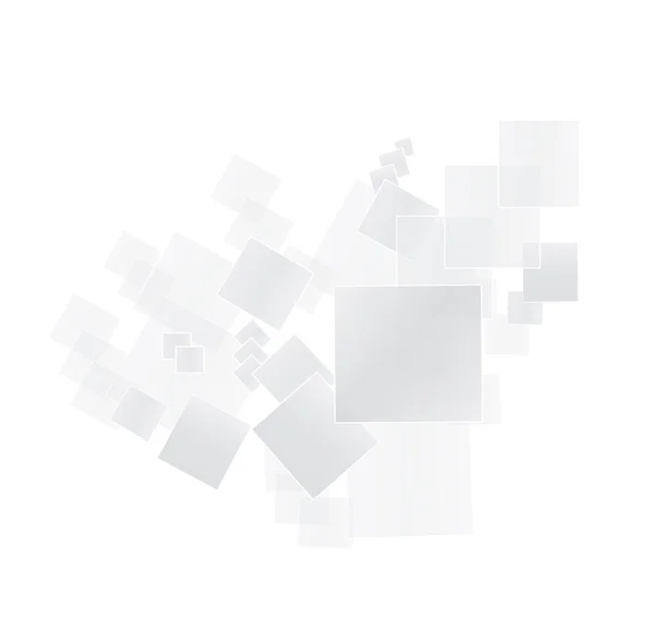 Astratto sfondo forma geometrica da quadrati grigi — Vettoriale Stock