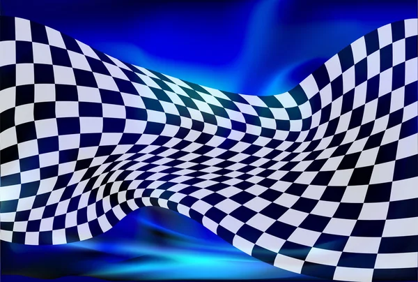 Checkered race flag. Racing flags. Background checkered flag For — Stock Vector