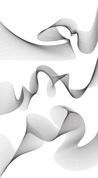 Abstracte Golf element voor ontwerp greyscale — Stockvector