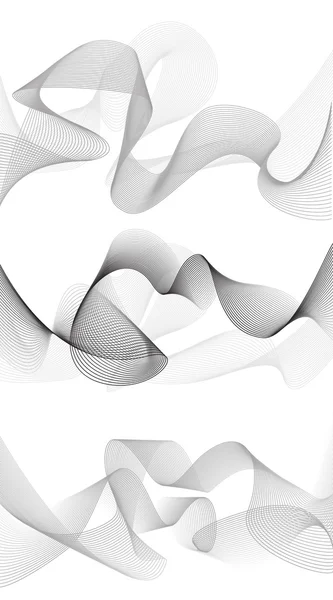 Abstracte Golf element voor ontwerp greyscale — Stockvector