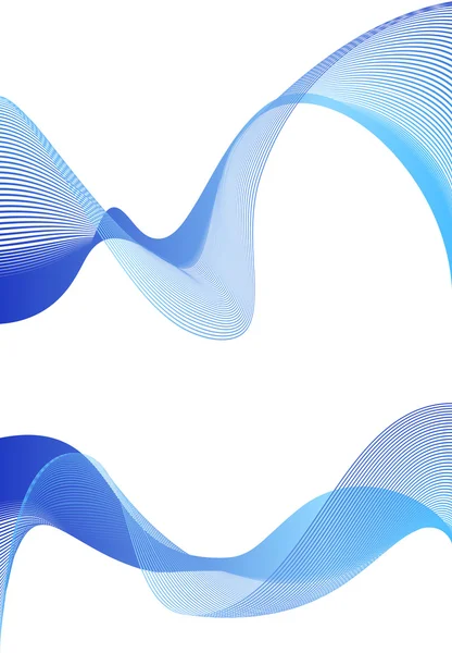 Abstracto flujo de agua onda vector fondo elemento de diseño — Archivo Imágenes Vectoriales