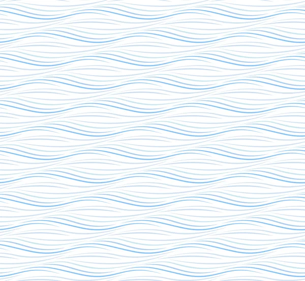 Patrón de onda de agua sin costura vector de fondo — Vector de stock