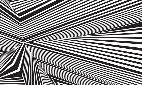 Optical effect mobius wave stripe design movement — Stock Vector