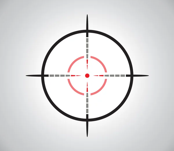 Crosshair, retícula, visor, gráficos objetivo — Vector de stock