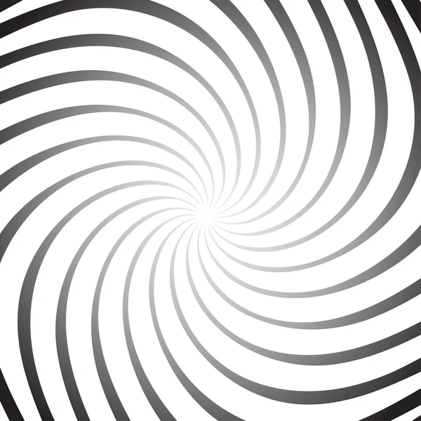 Abstraite torsion, tourbillon, rayons radial fond élégant — Image vectorielle