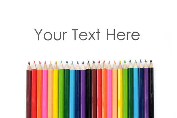Tužka barevná deska — Stock fotografie