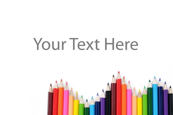 Tužka barevná deska — Stock fotografie