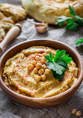 Humus masaya ahşap kase. 